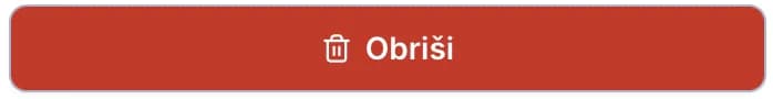 Dugme Obriši na poslu